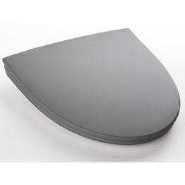WC-istuimen kansi IDO Glow 91570, kova, soft close, tummanharmaa