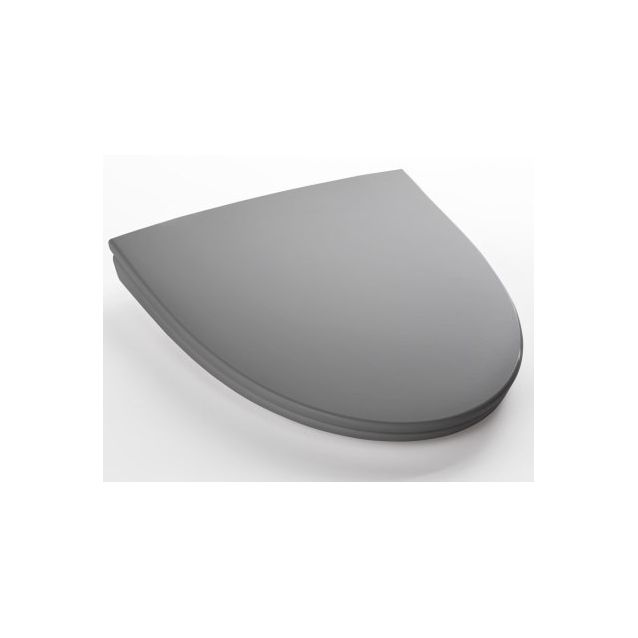 WC-istuinkansi iDO Glow 91570 kova soft close tummanharmaa