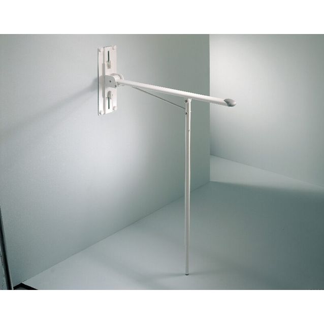 WC-istuimen käsinoja Gustavsberg, seinäasennus, säädettävillä tukijaloilla