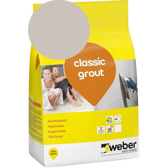 Saumalaasti Weber classic grout 12 Marble 15 kg