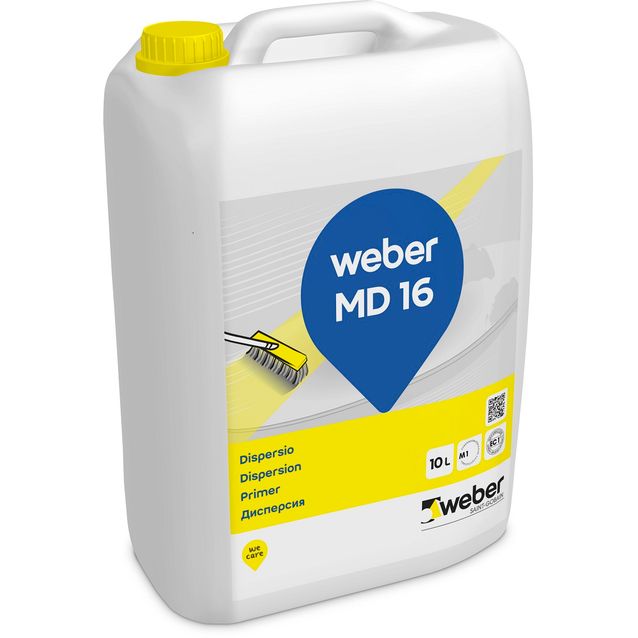 weber.vetonit MD 16 Dispersio Lattiatasoitteiden pohjustusaine 10 l