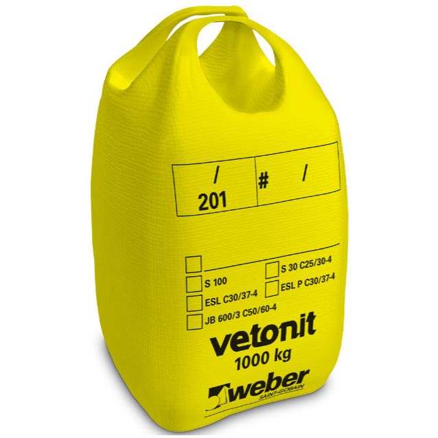 weber.vetonit JB 600/10 Juotosbetoni 1000 kg