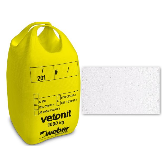 weber.vetonit tiivismuurauslaasti lumi 1000 kg säkki väri