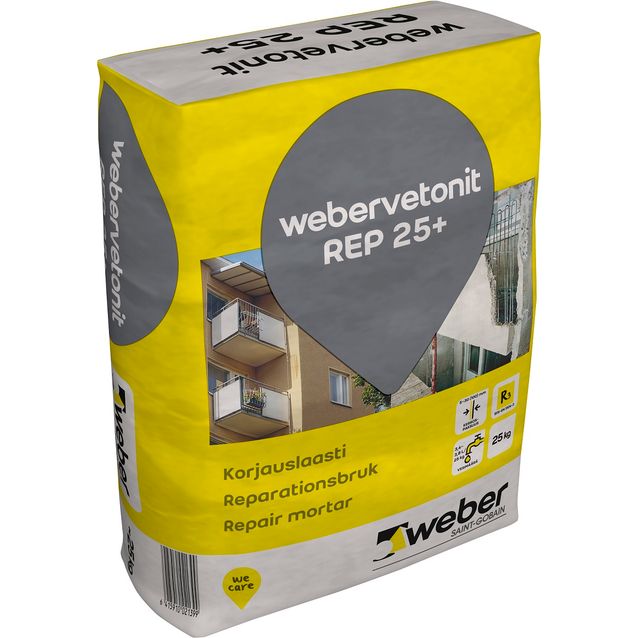 weber.vetonit REP 25 Korjauslaasti 20 kg säkki