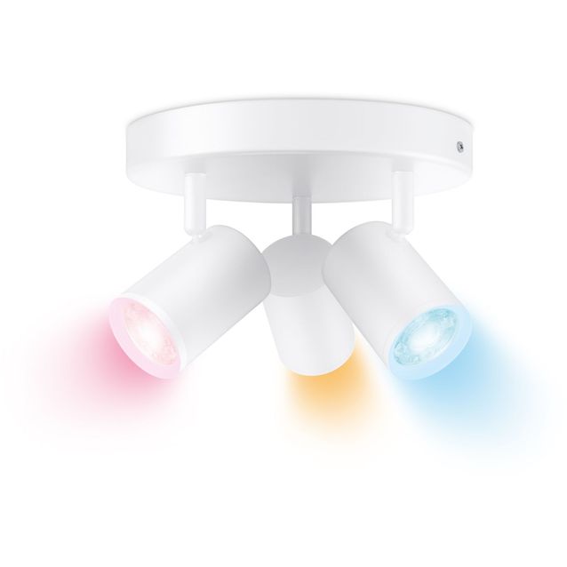 Kohdevalaisin WiZ Imageo 3 x 5W RGB eri värejä