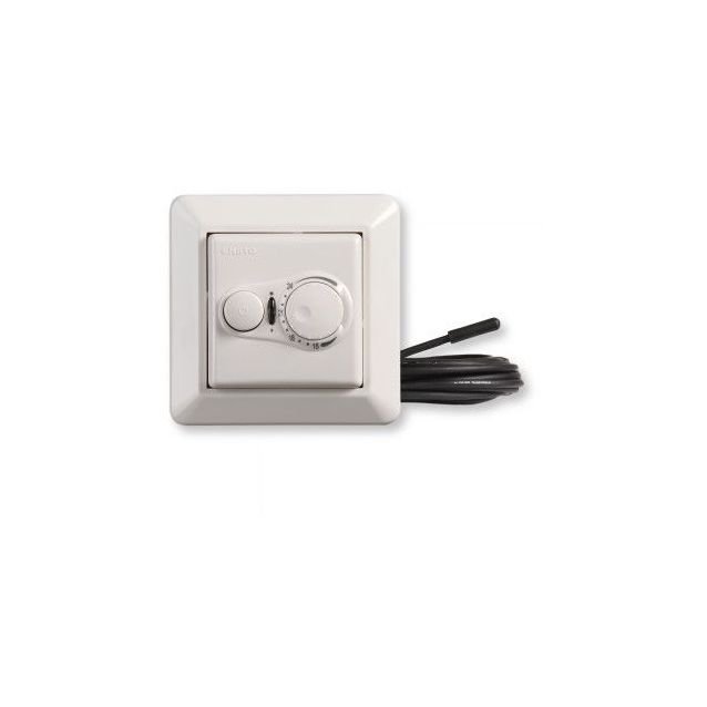 Yhdistelmätermostaatti Ensto ECO16BT-E, 16A, IP30 U, valkoinen