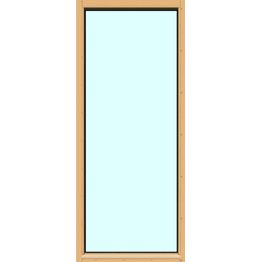 Yksilasinen ikkuna HR-Ikkunat 9x21 suojakäsitelty karmi kiinteä ikkuna karkaistu turvalasi