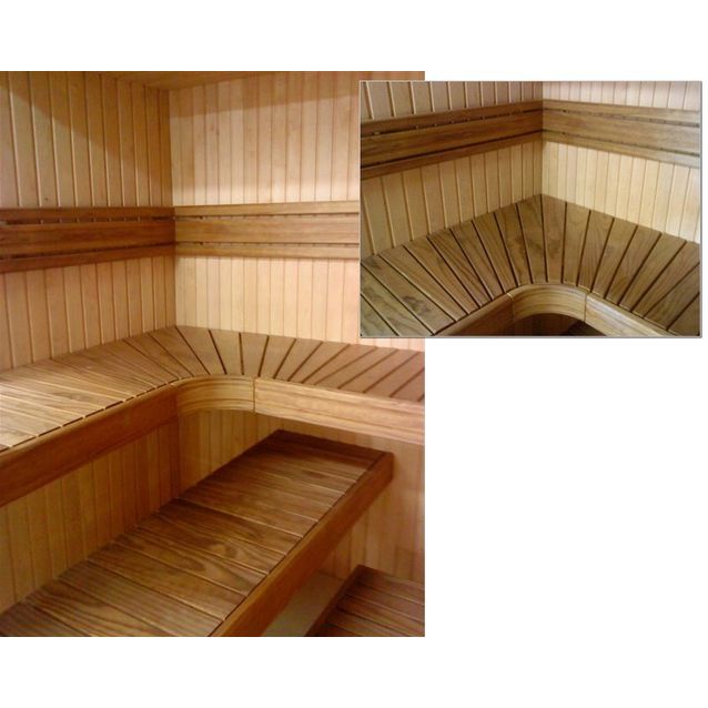 Ylälauteen kulmaelementti Arvolaude 930x580mm tervaleppä