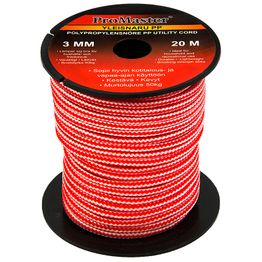Yleisnaru ProMaster PP 3 mm x 20 m punainen