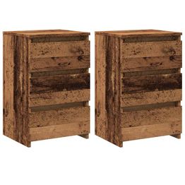 Yöpöydät, vanha puu, eri pakkauskokoja (07995)