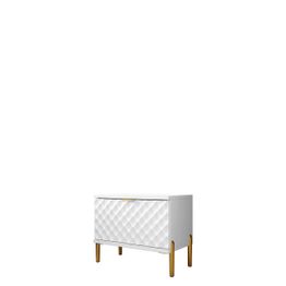 Yöpöytä LEMIROS, valkoinen (7125)