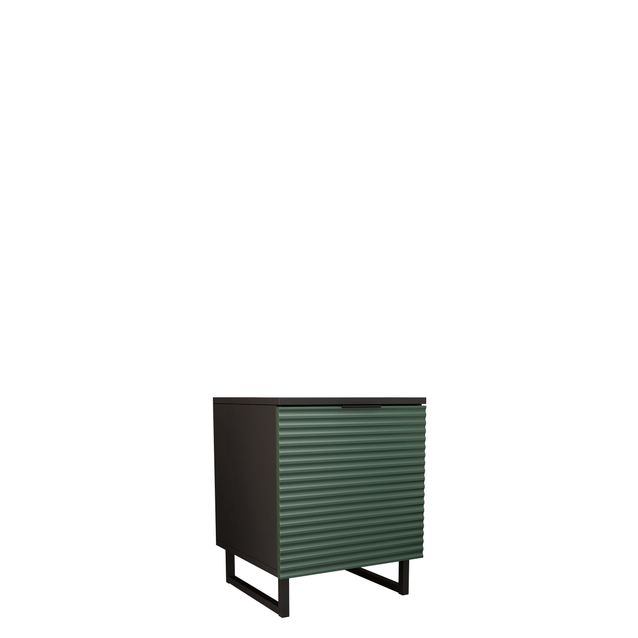 Yöpöytä 45 DELINO, musta/vihreä (9148)