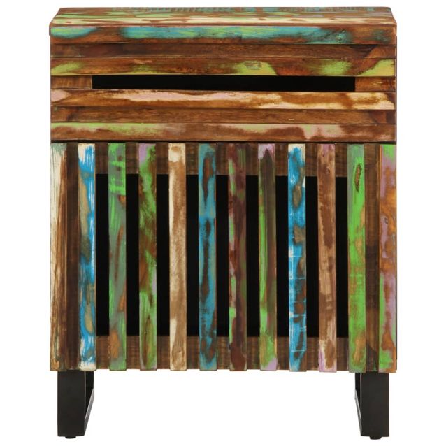 Yöpöytä 50x34x60 cm täysi akasiapuu (77480)