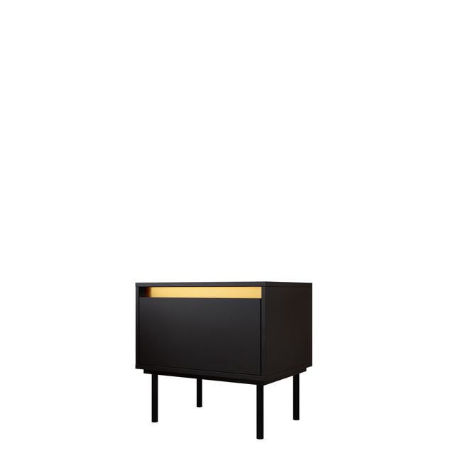 Yöpöytä CARMESI, musta (1563)