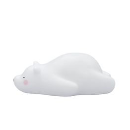 Yövalo Reer Lazy Friends Jääkarhu paristokäyttöinen valkoinen