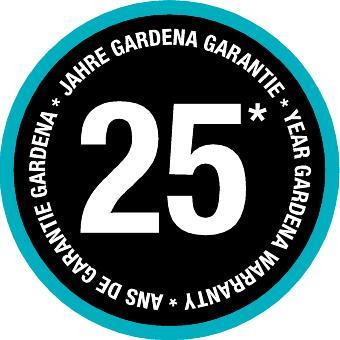 Gardena takuu 25 vuotta