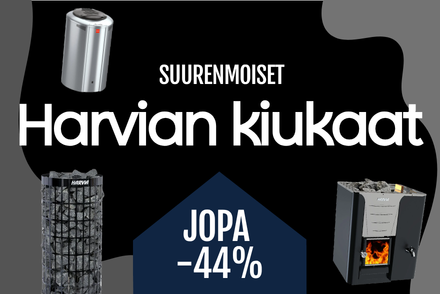 Harvia kiukaat jopa -44%
