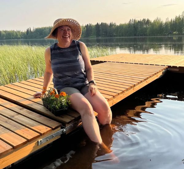 Valmislaiturin käyntisilta Inora 1.33x2.7m