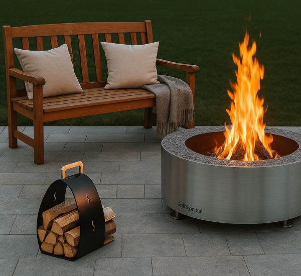 Nuotiopaikan viimeistely ja oleskelualue