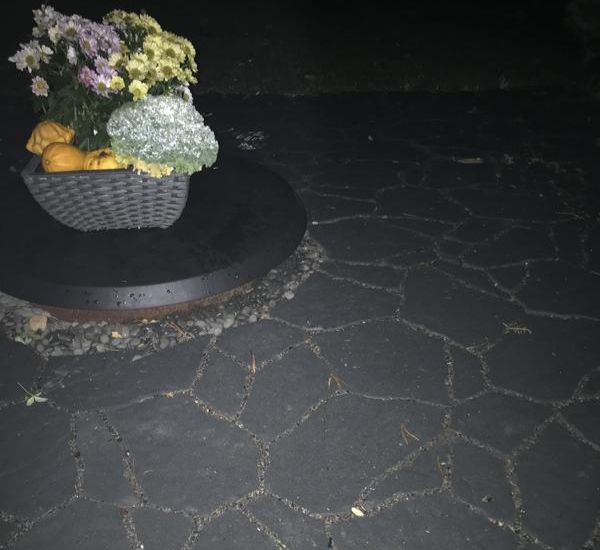 Pihakivi Rudus Luotokivi 336x246x80 mm profiloitu hiili