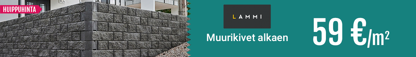 Lammi muurikivet jopa -35%