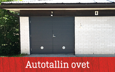 Kaskipuu autotallin ovet