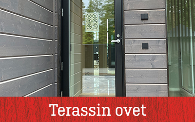 Kaskipuu terassin ovet