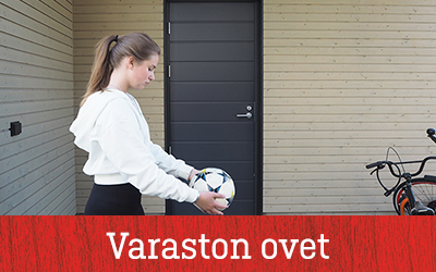 Kaskipuu terassin ovet